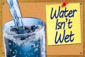 how is water not wet