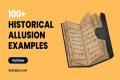 What is historical allusion?