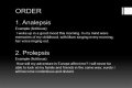 What is Prolepsis and Analepsis?