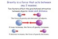 what two factors affect the gravitational force between two objects